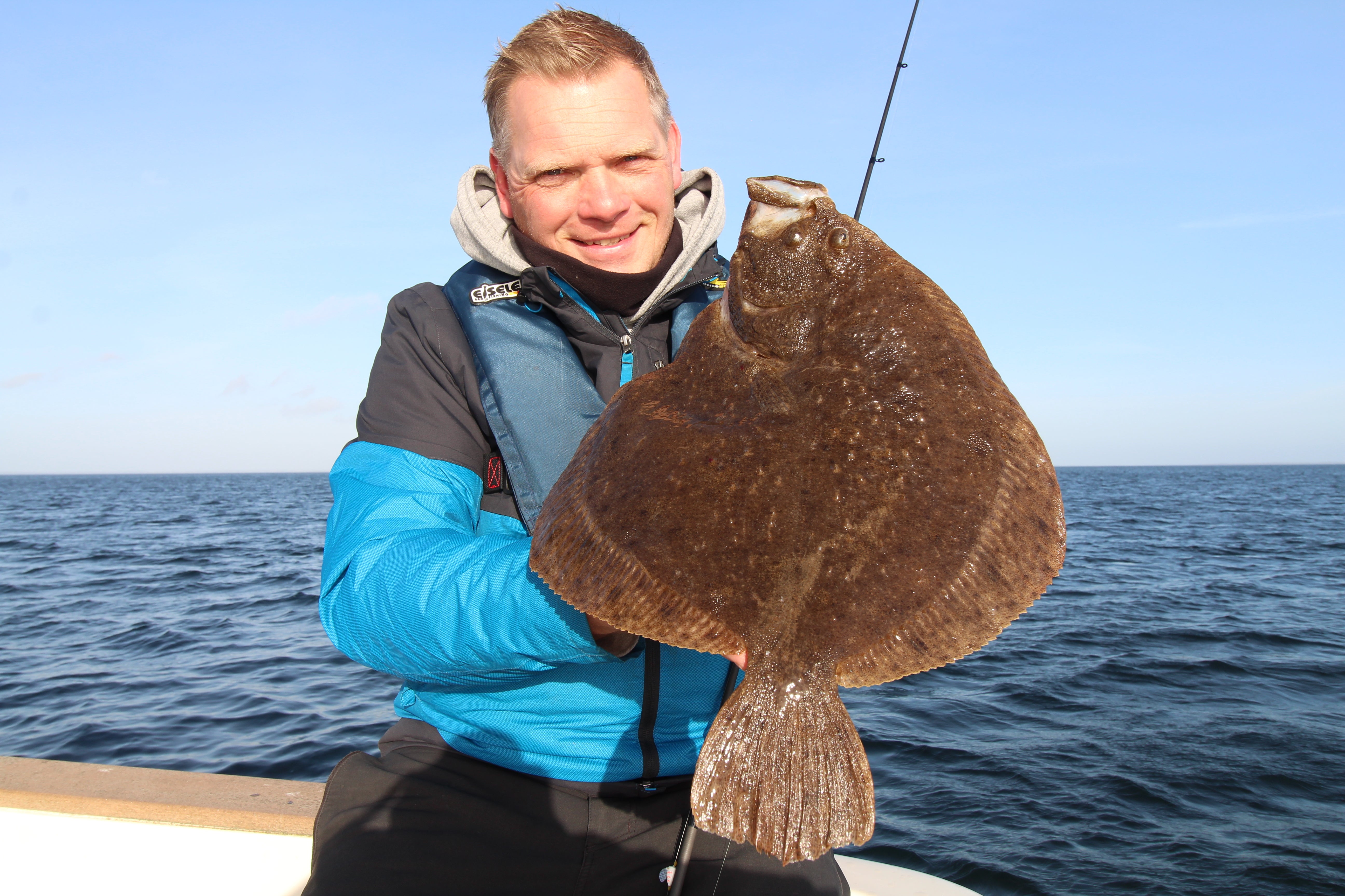 Auf Steinbutt in der Ostsee