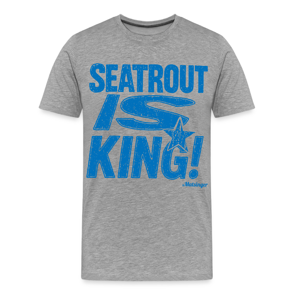 Seatrout is King - Grau meliert