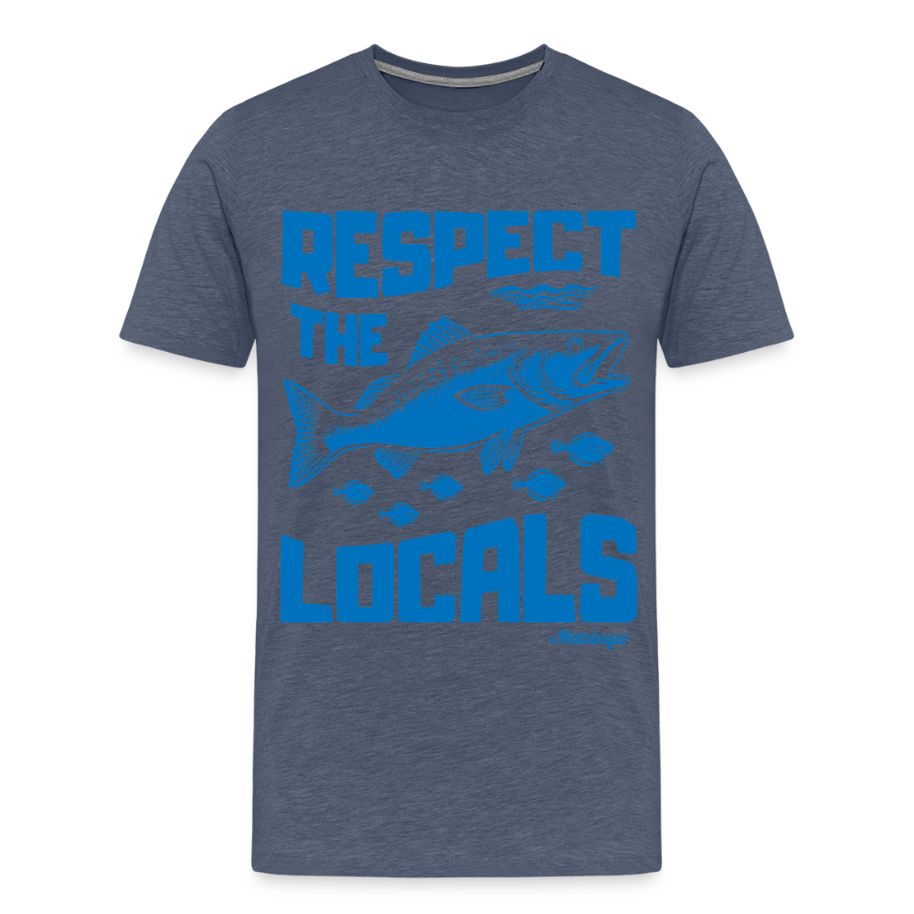 Respect The Locals - Blau meliert