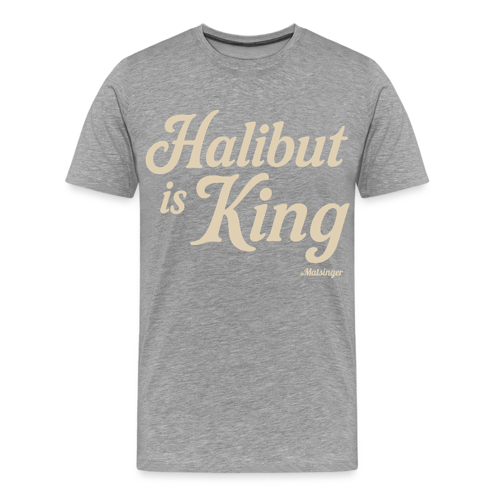 Halibut is King! - Grau meliert