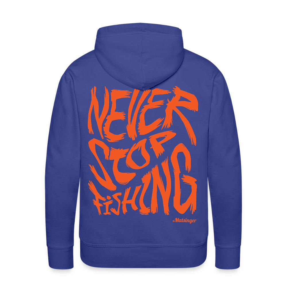 Never Stop Fishing - Königsblau