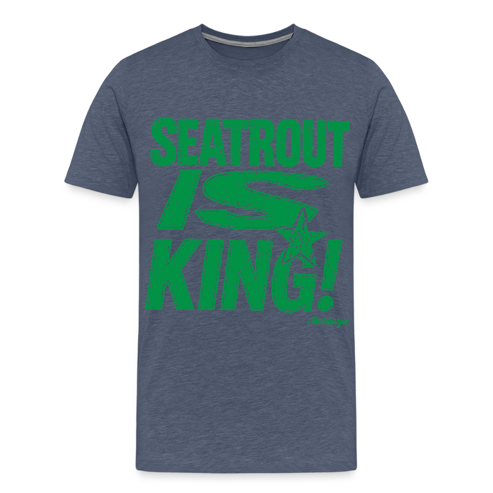 Seatrout is King - Blau meliert