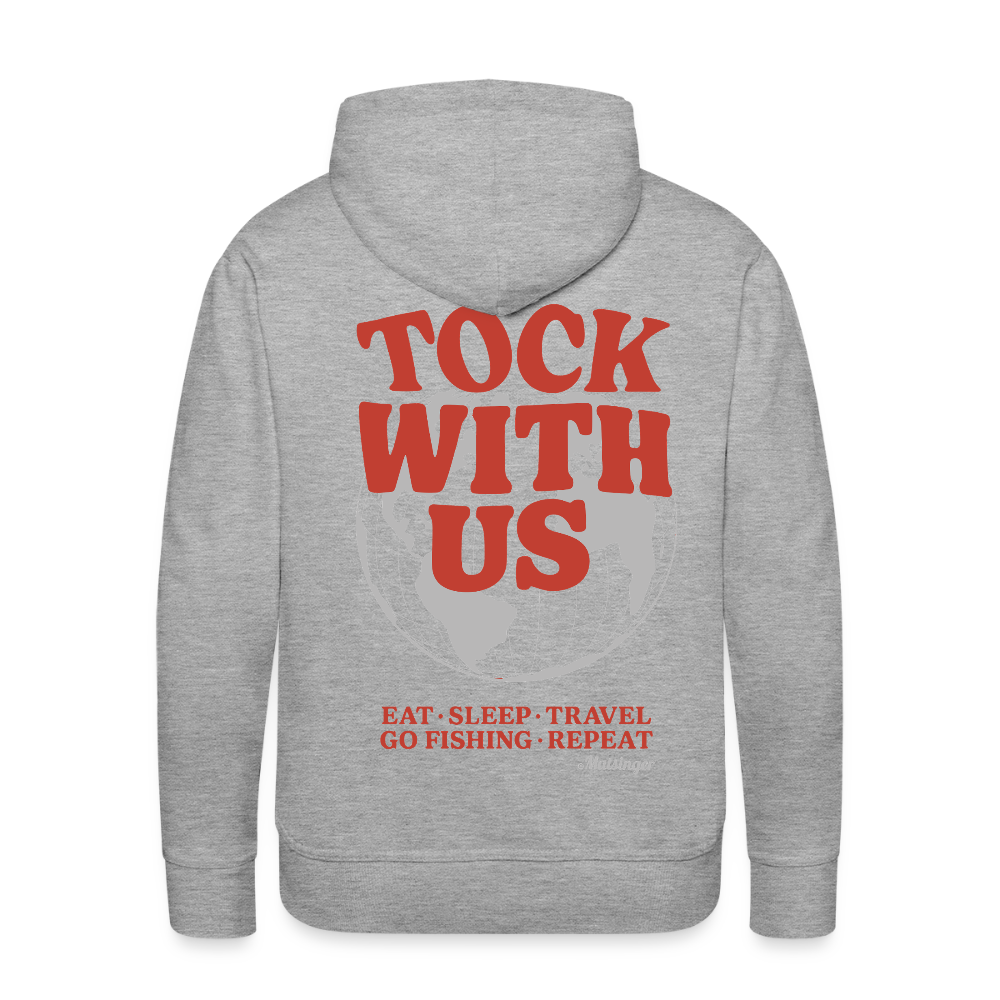 Tock with us! - Grau meliert