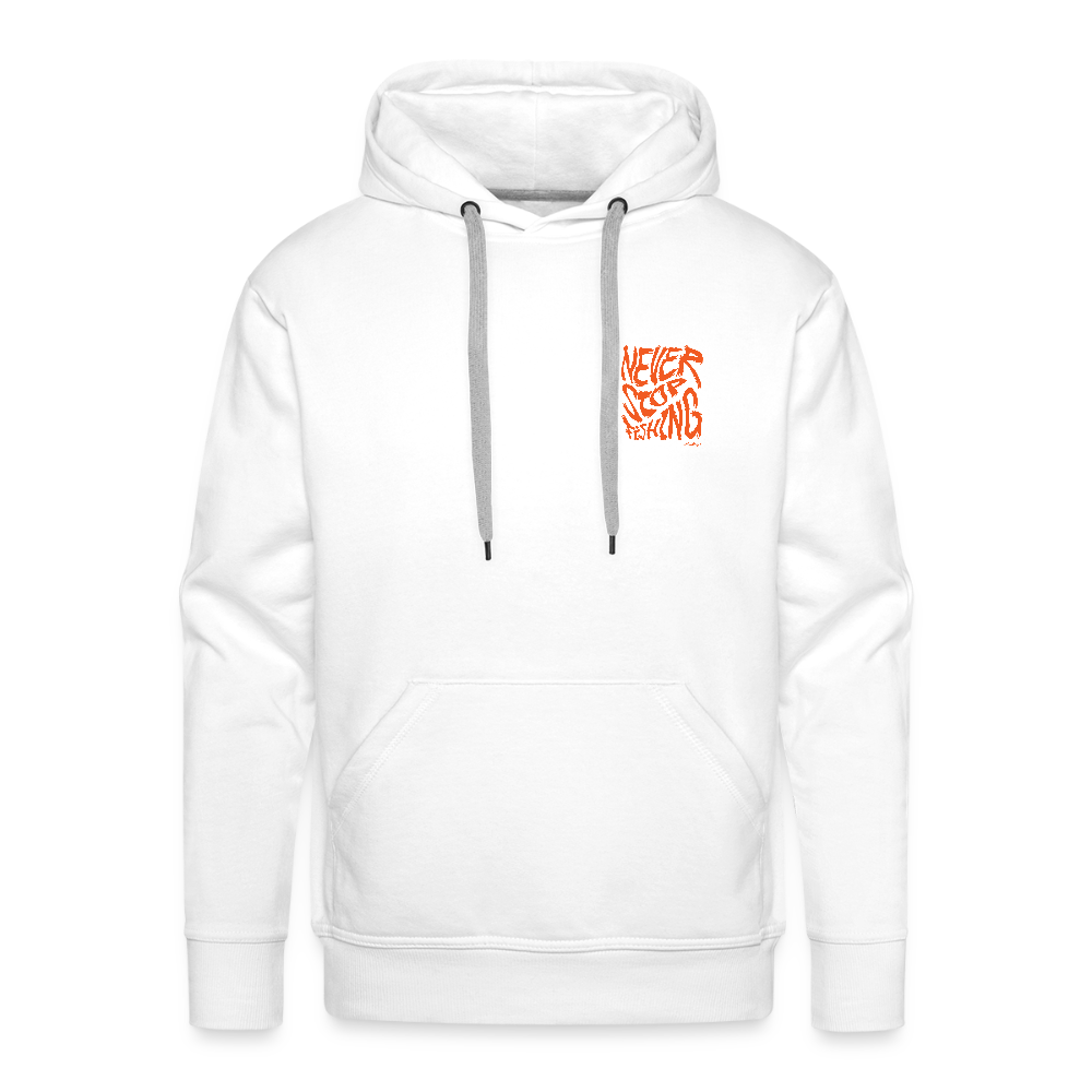 Never Stop Fishing - Weiß