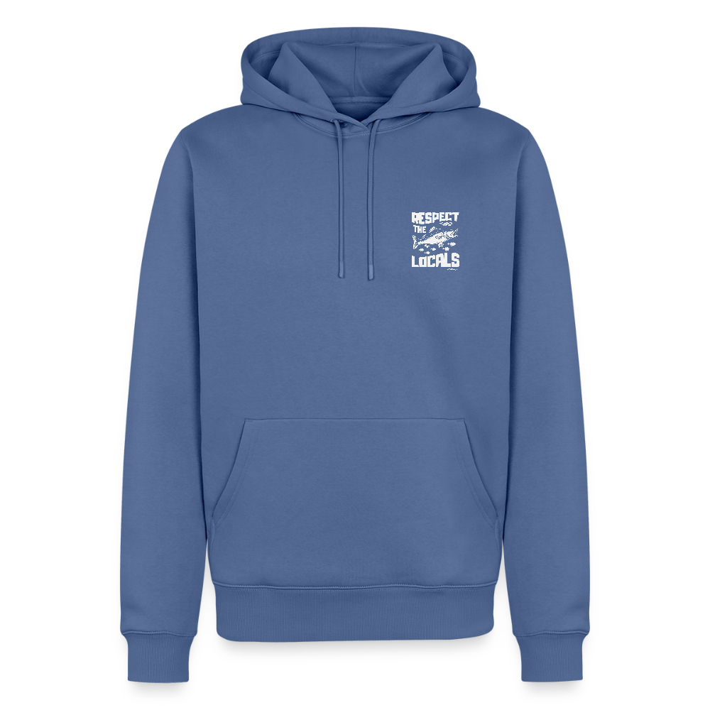 Respect The Locals Hoodie - Taubenblau