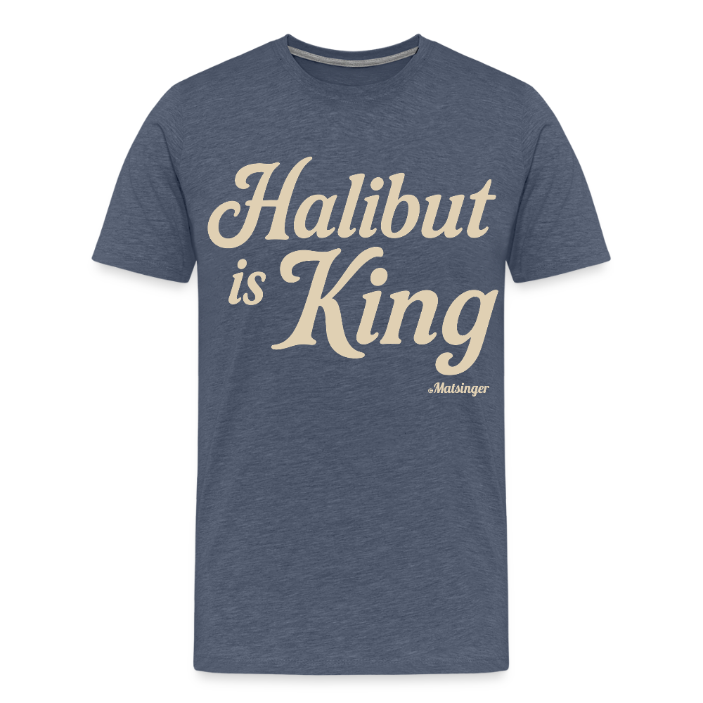 Halibut is King! - Blau meliert