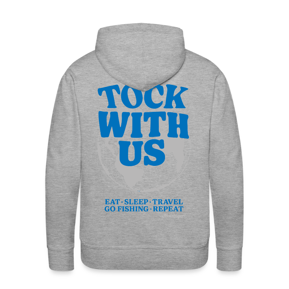 Tock with us! - Grau meliert