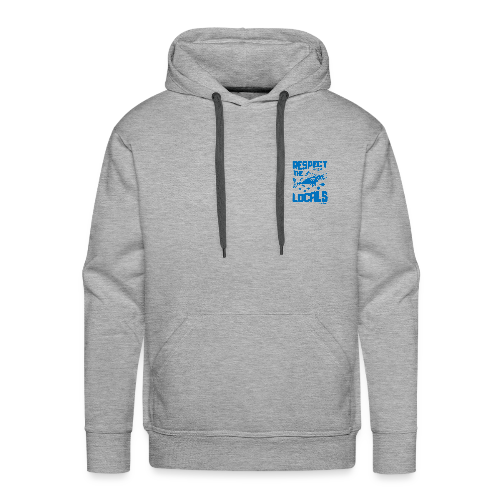 Respect The Locals Hoodie - Grau meliert