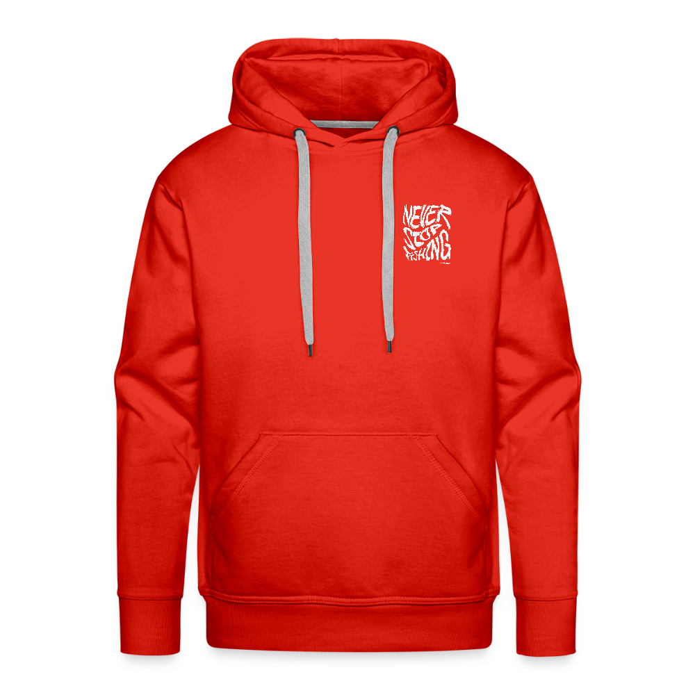 Never Stop Fishing Hoodie - Rot