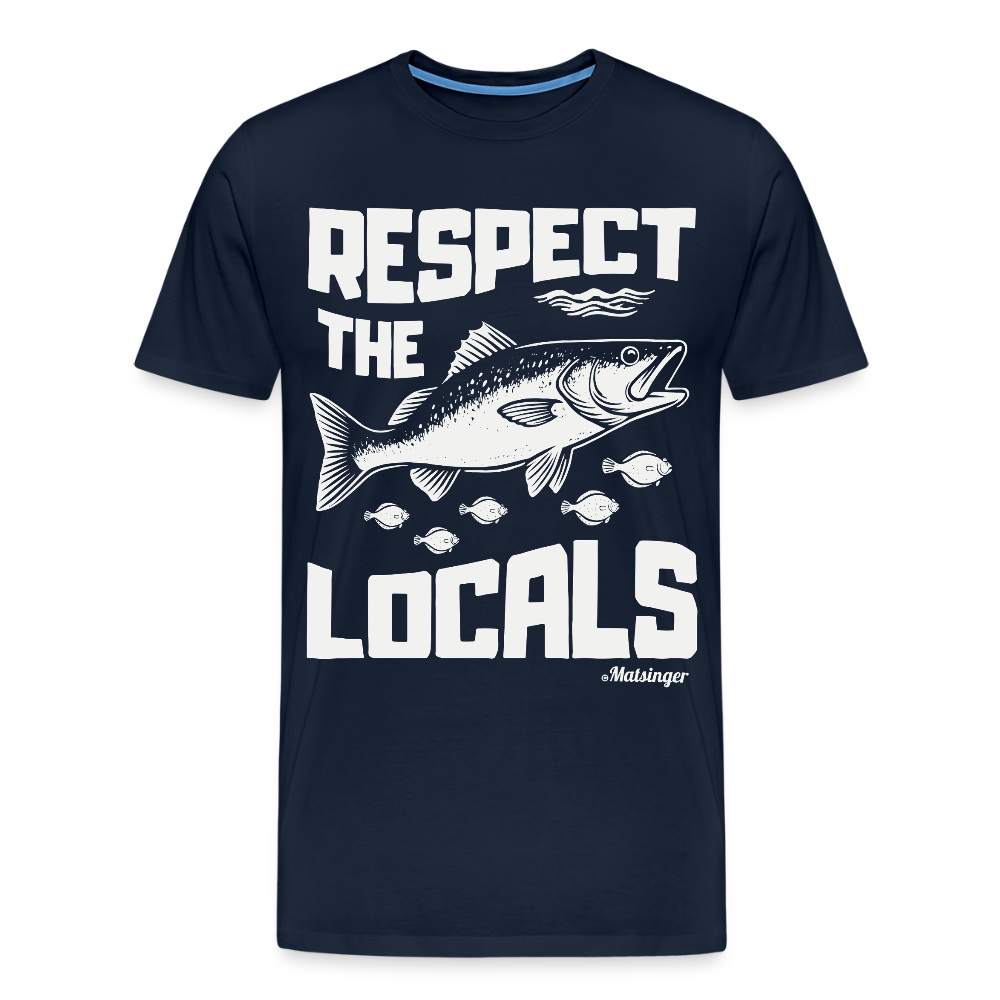 Respect The Locals T-Shirt - Navy