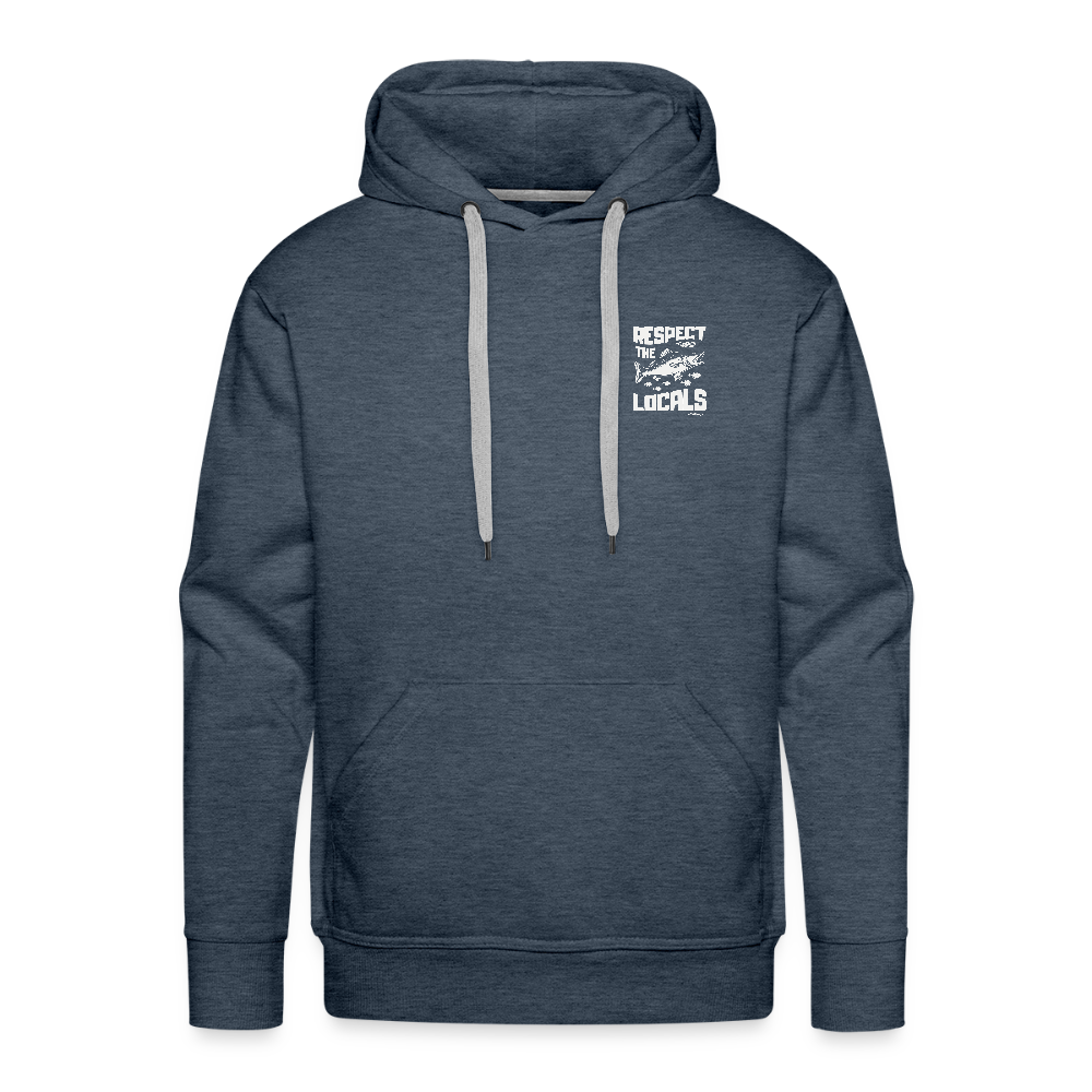 Respect The Locals Hoodie - Jeansblau