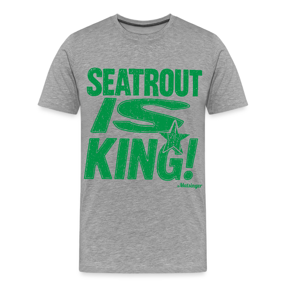 Seatrout is King - Grau meliert