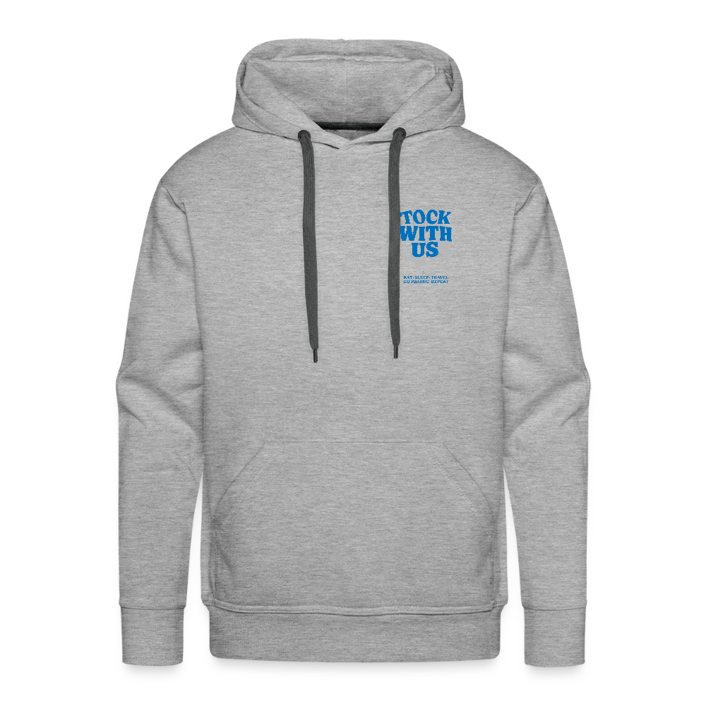 Tock with us! - Grau meliert