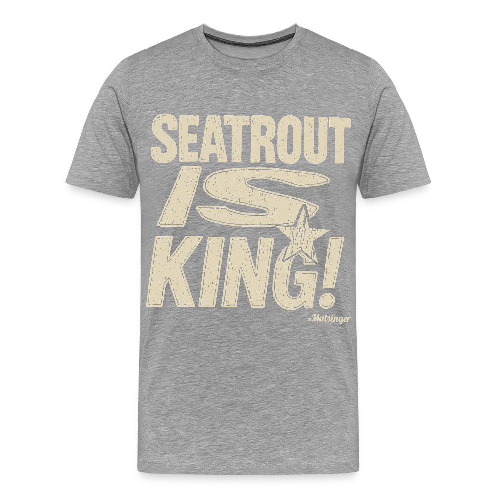 Seatrout is King - Grau meliert