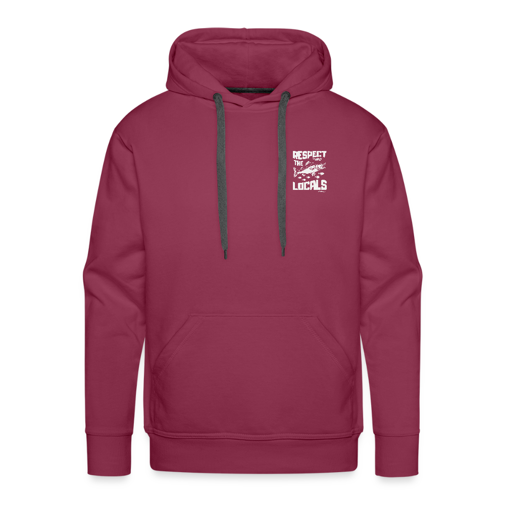 Respect The Locals Hoodie - Bordeaux