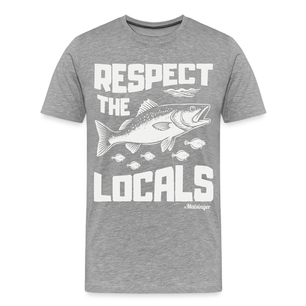 Respect The Locals T-Shirt - Grau meliert