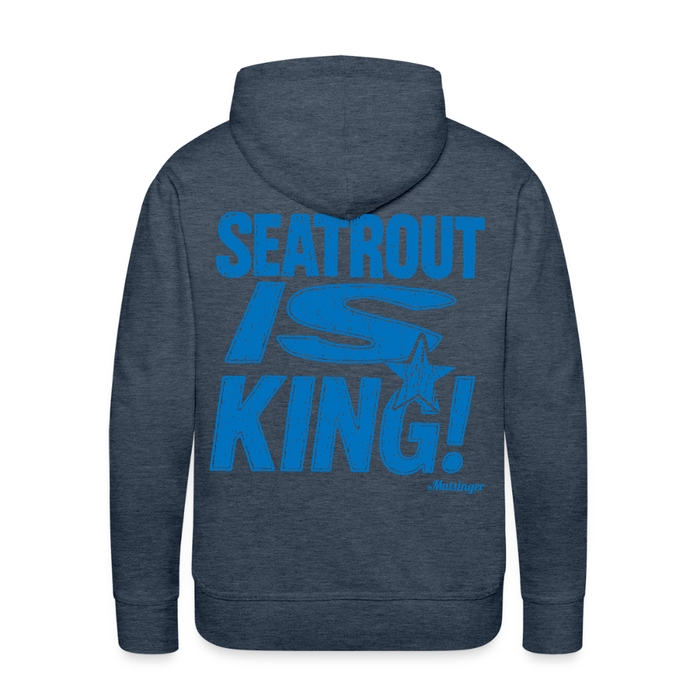 Seatrout is King Hoodie - Jeansblau
