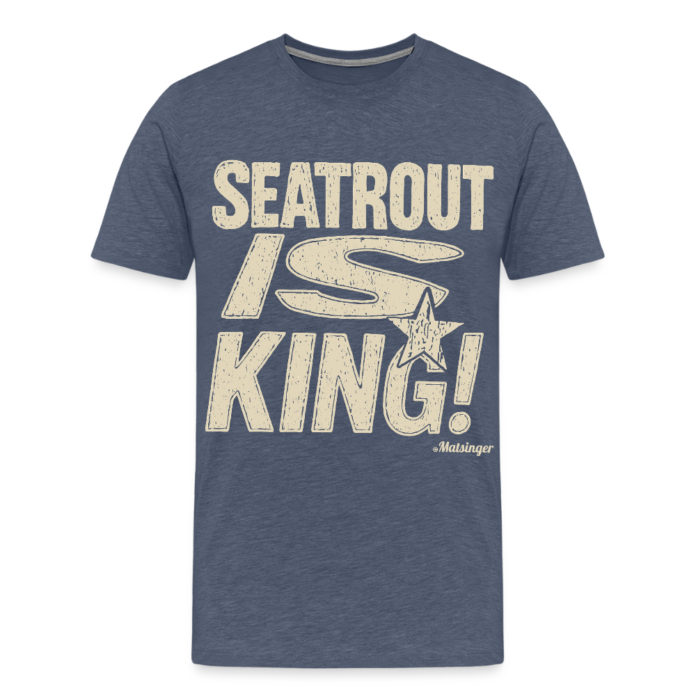 Seatrout is King - Blau meliert