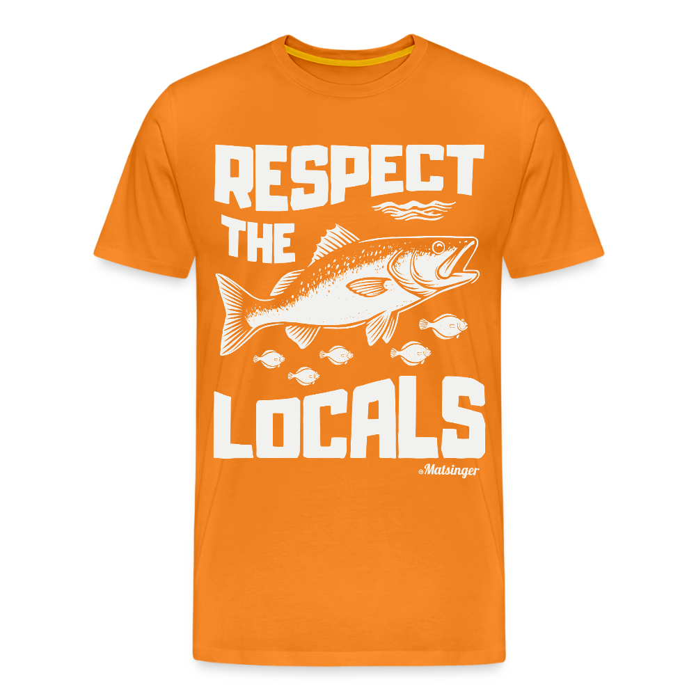 Respect The Locals T-Shirt - Orange