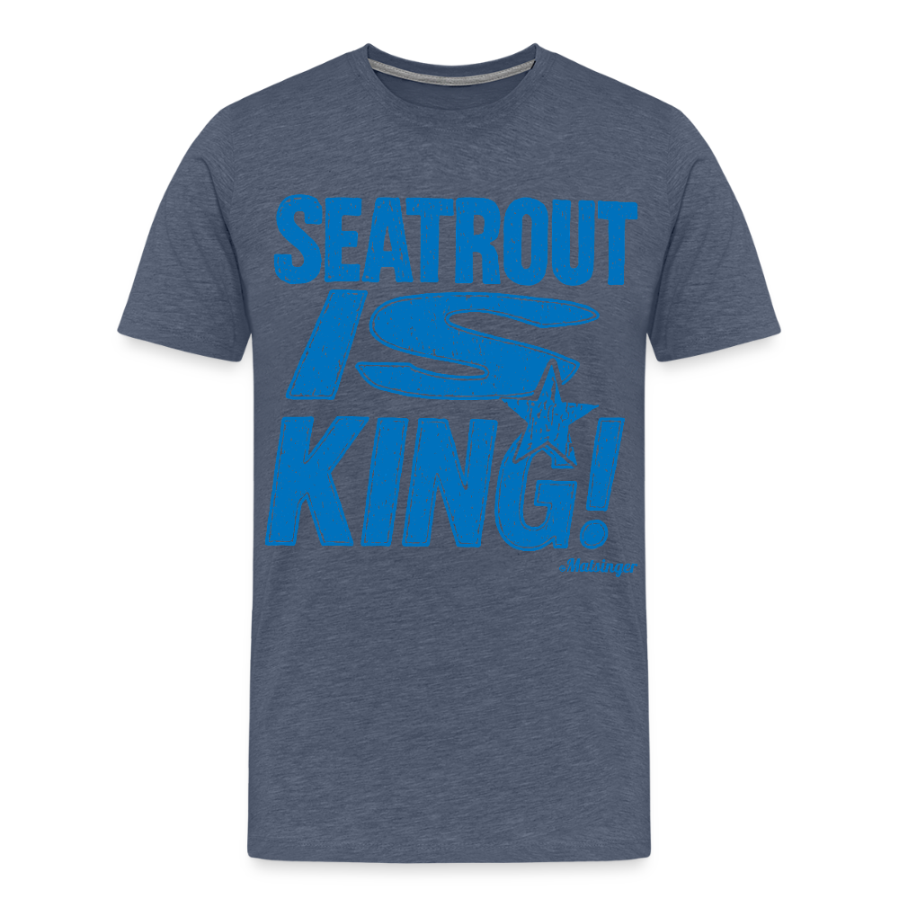 Seatrout is King - Blau meliert