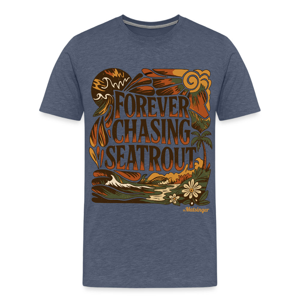 Forever Chasing Seatrout - Blau meliert