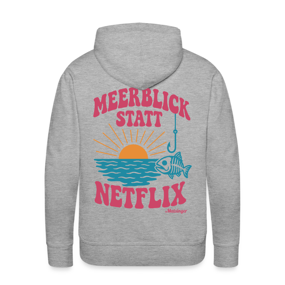 Meerblick Statt Netflix - Grau meliert