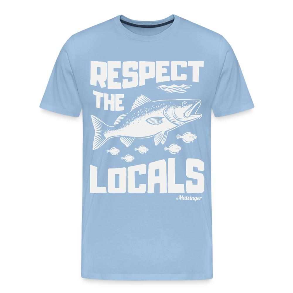 Respect The Locals T-Shirt - Sky