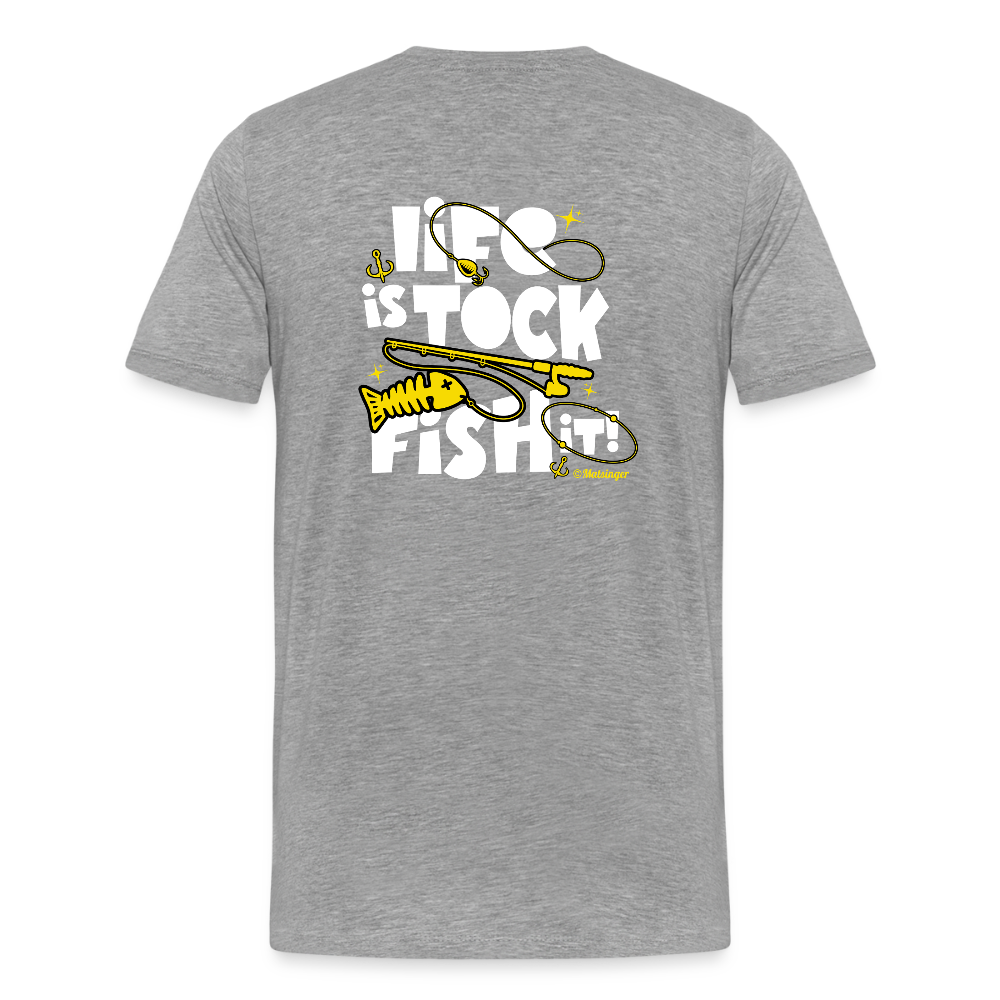 Life is tock! - Grau meliert