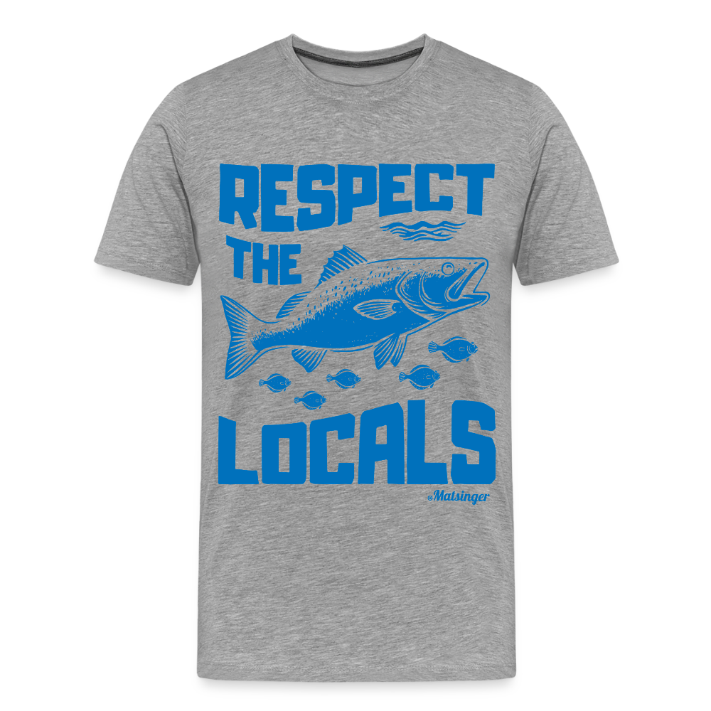 Respect The Locals - Grau meliert