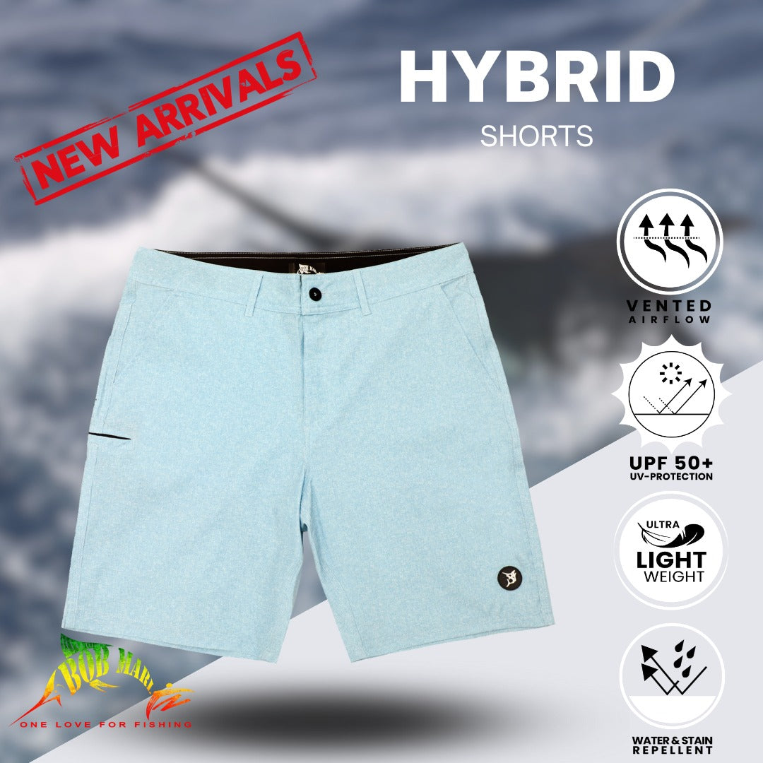 Bob Marlin Recycled Hybrid Short LIGHT BLUE