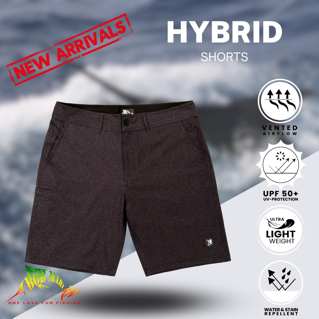 Bob Marlin Recycled Hybrid Short BLACK