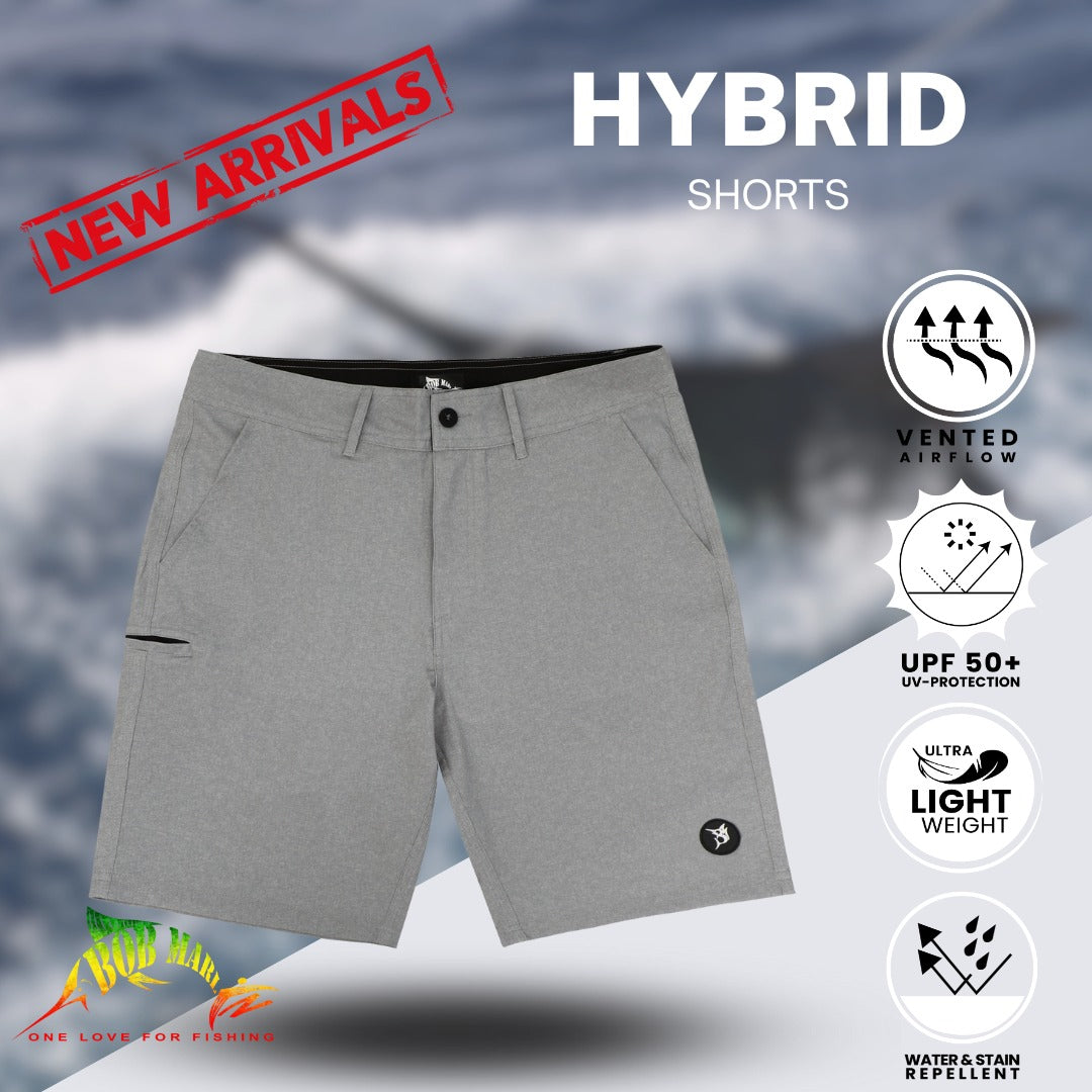 Bob Marlin Recycled Hybrid Short GREY