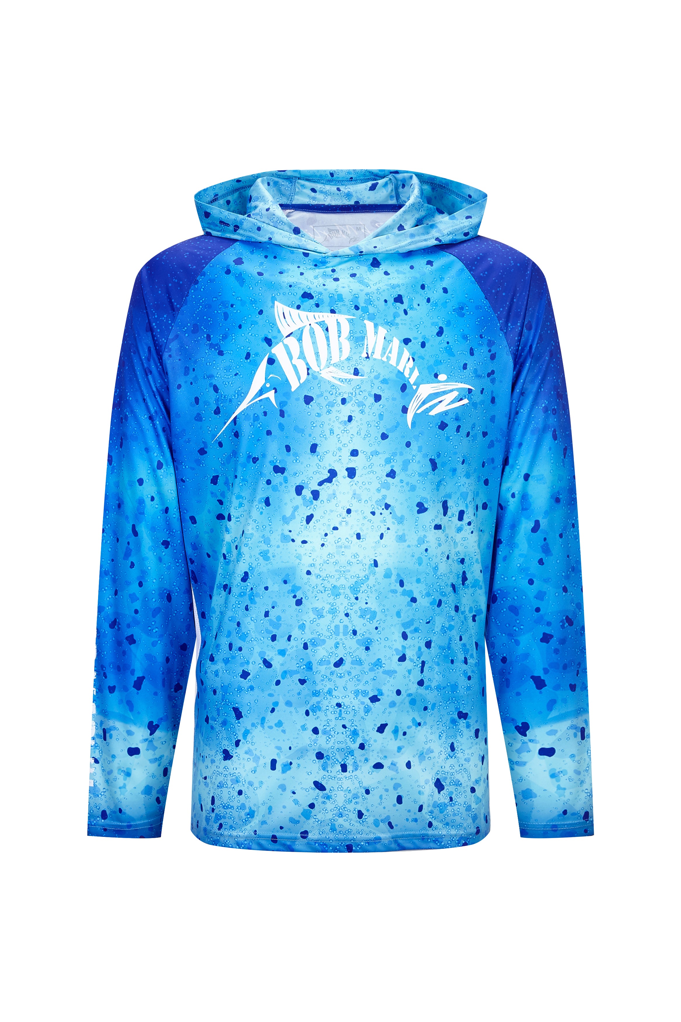Bob Marlin Performance Hoodie BOB MAHI BLUE