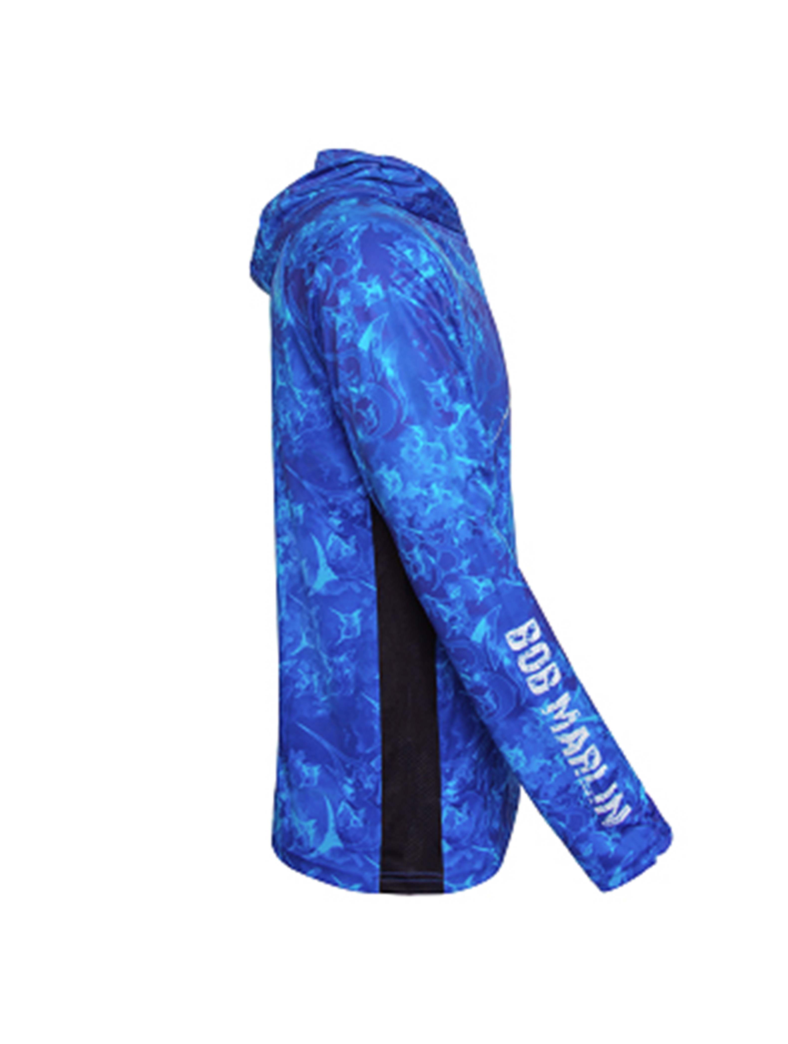 Bob Marlin Performance Hoodie GRANDER BLUE