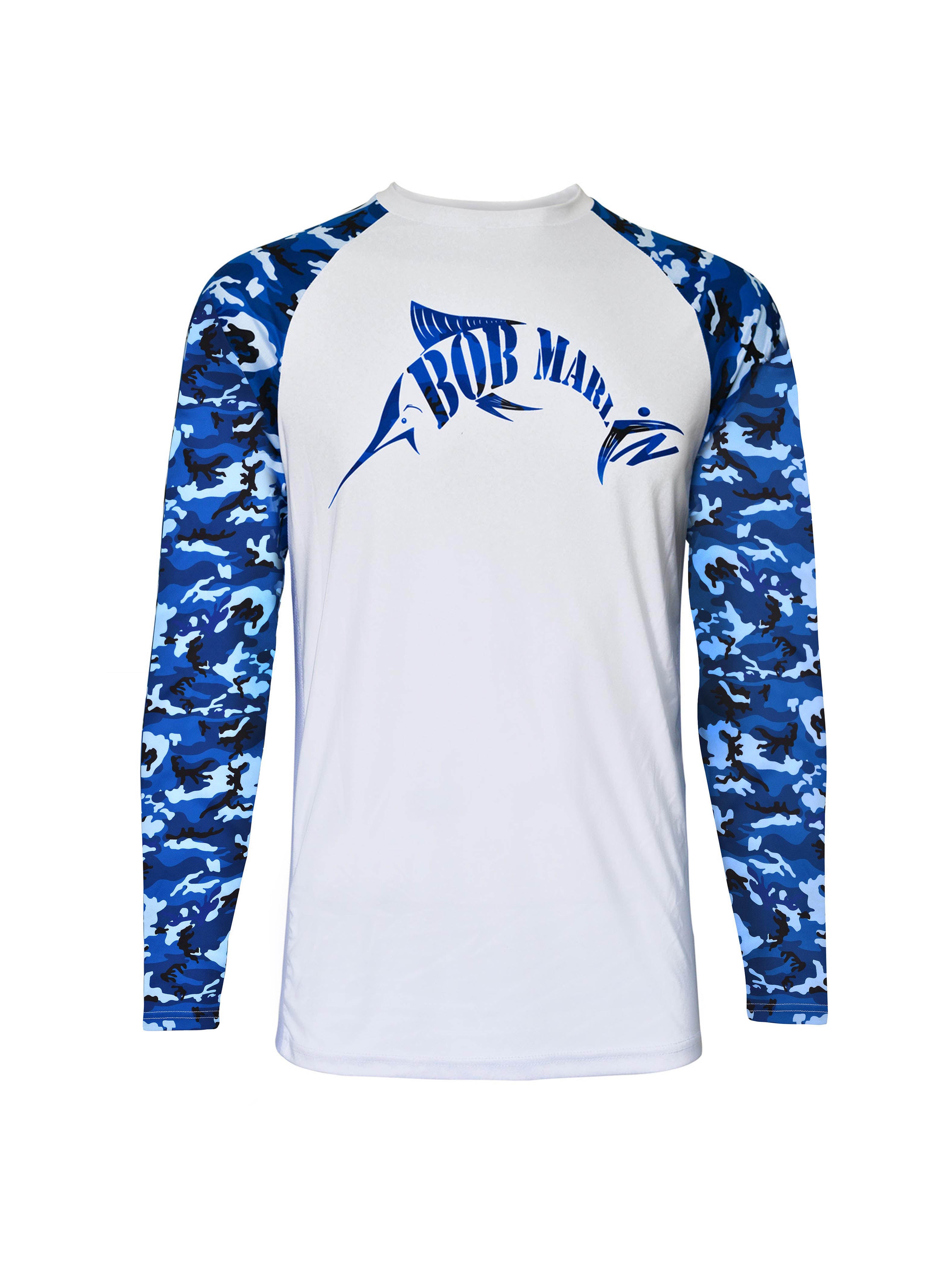 Bob Marlin Performance Shirt BOB CAMO BLUE
