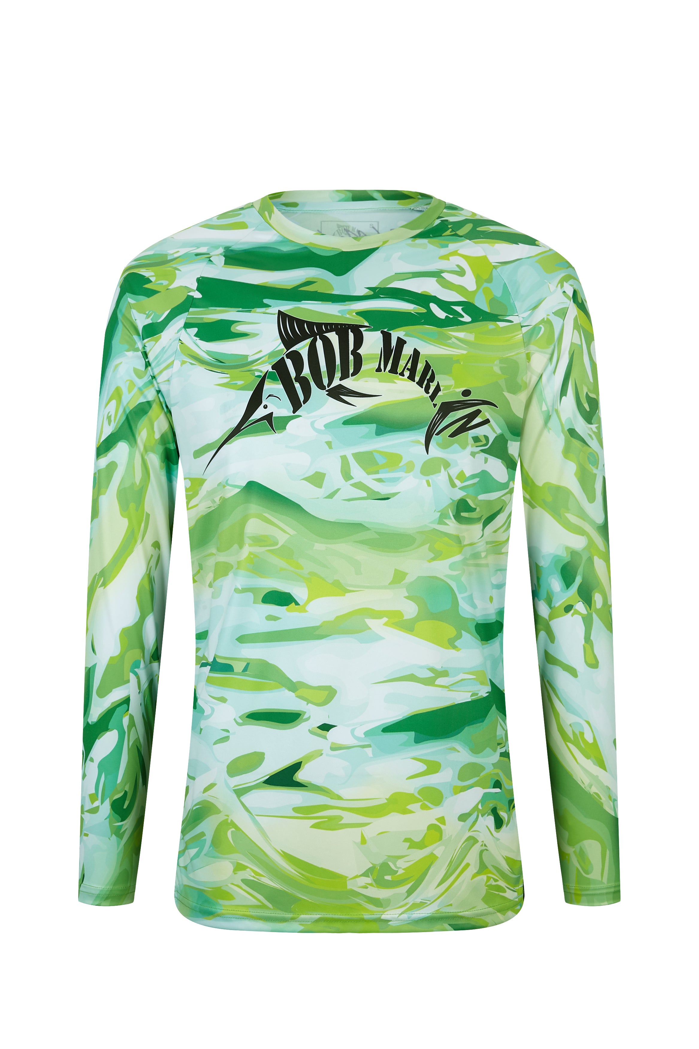 Bob Marlin Performance Shirt GREEN STORM