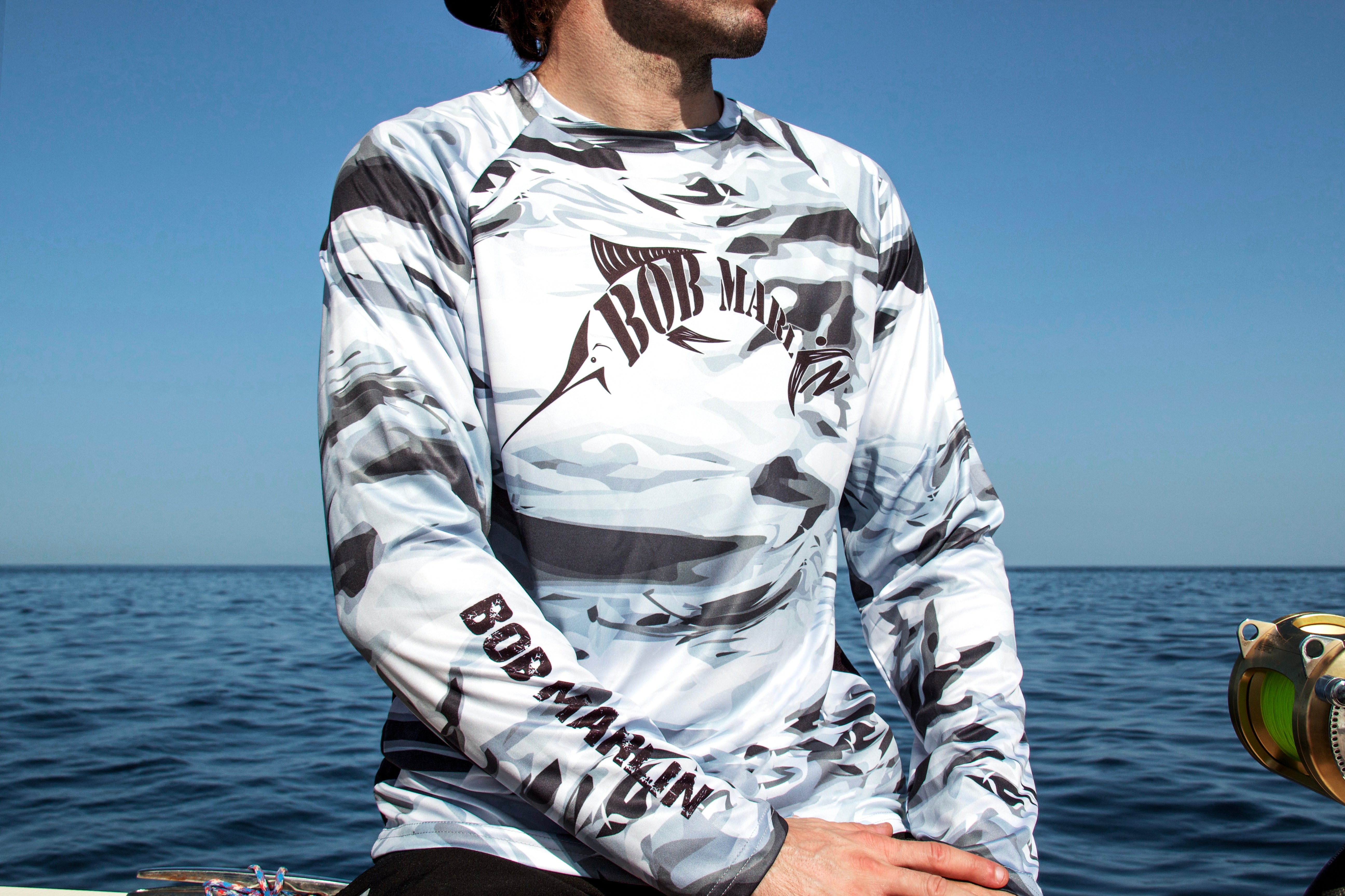 Bob Marlin Performance Shirt BOB GREY STORM