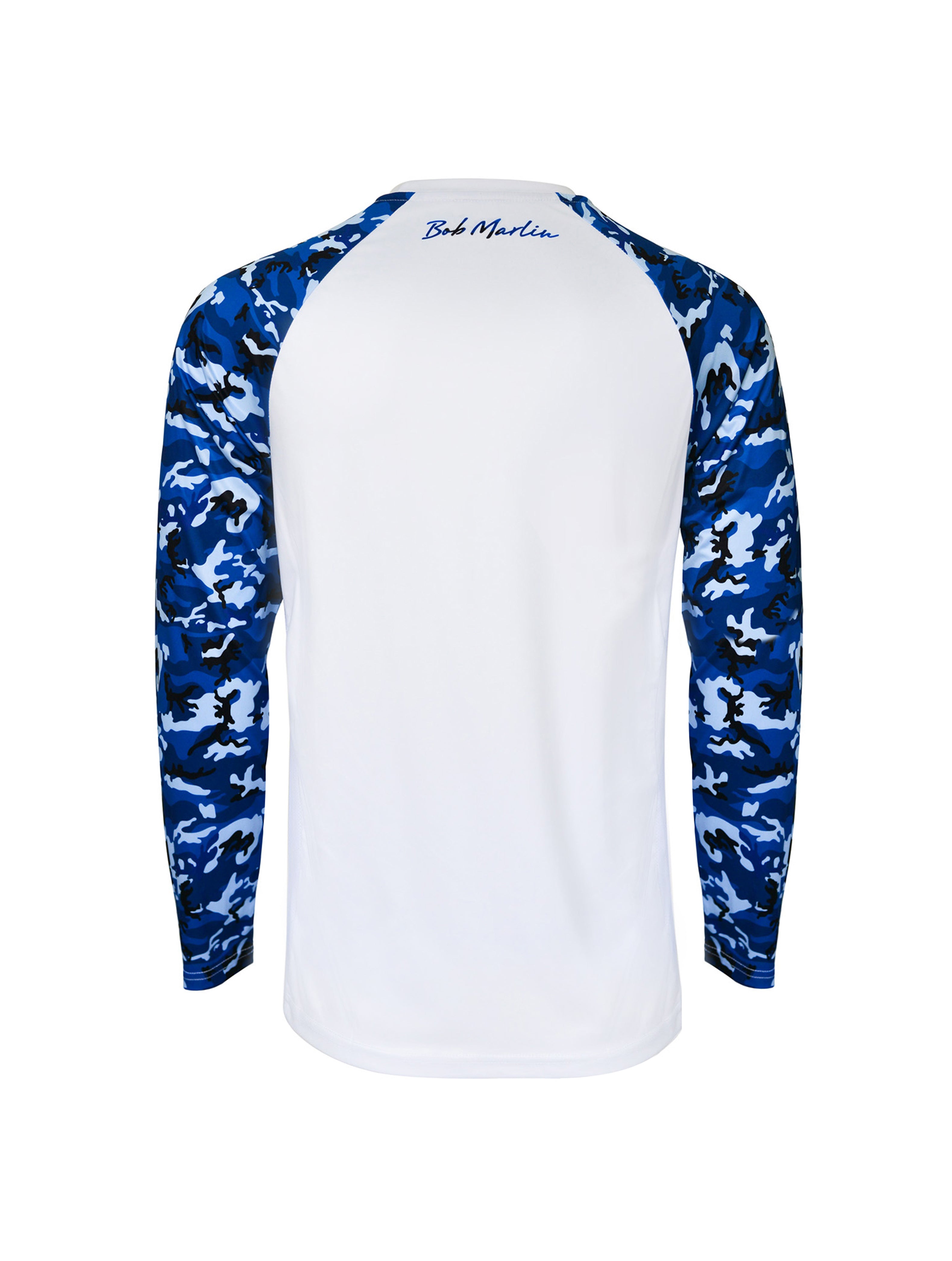 Bob Marlin Performance Shirt BOB CAMO BLUE