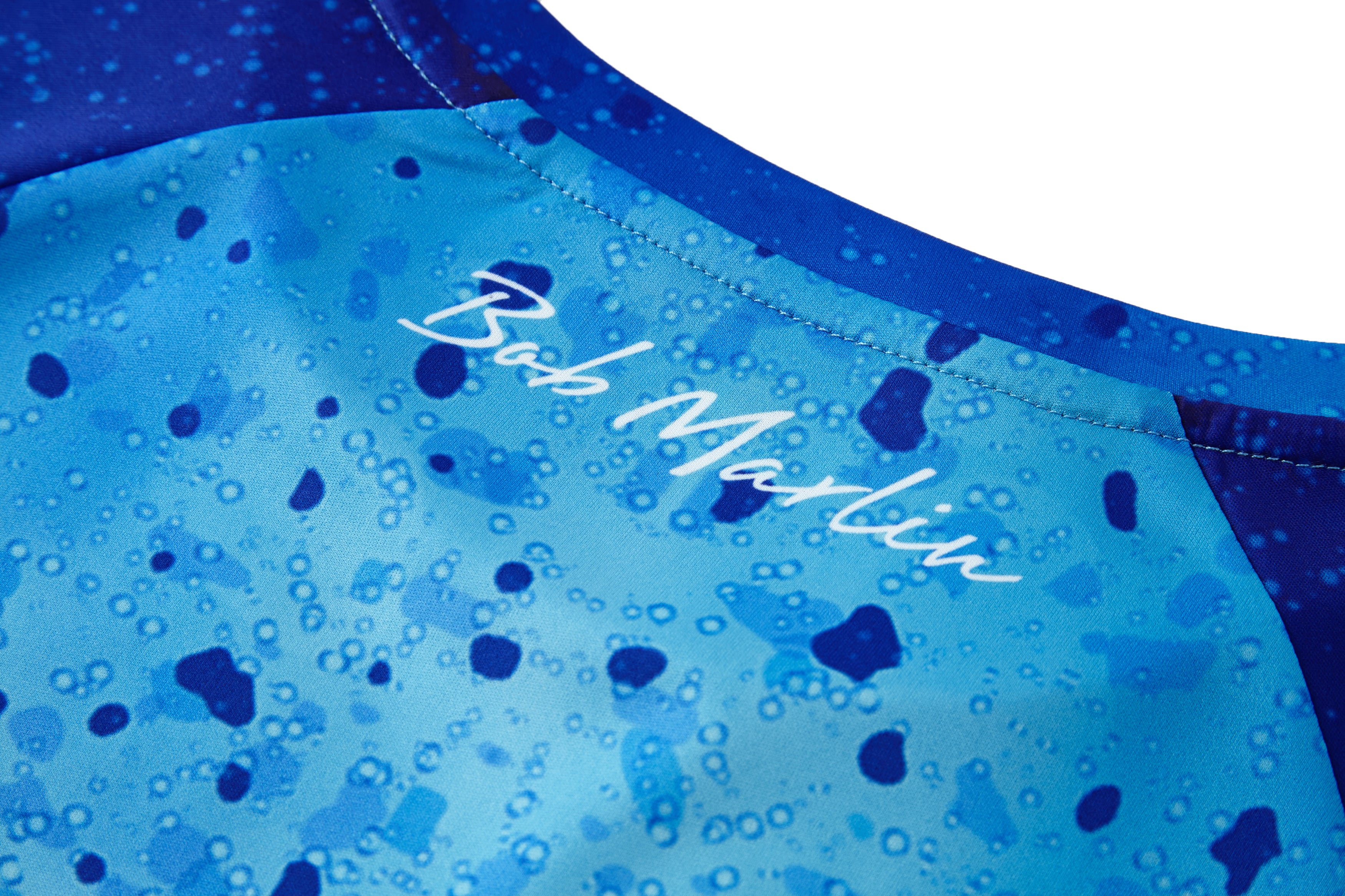 Bob Marlin Performance Shirt BOB MAHI BLUE