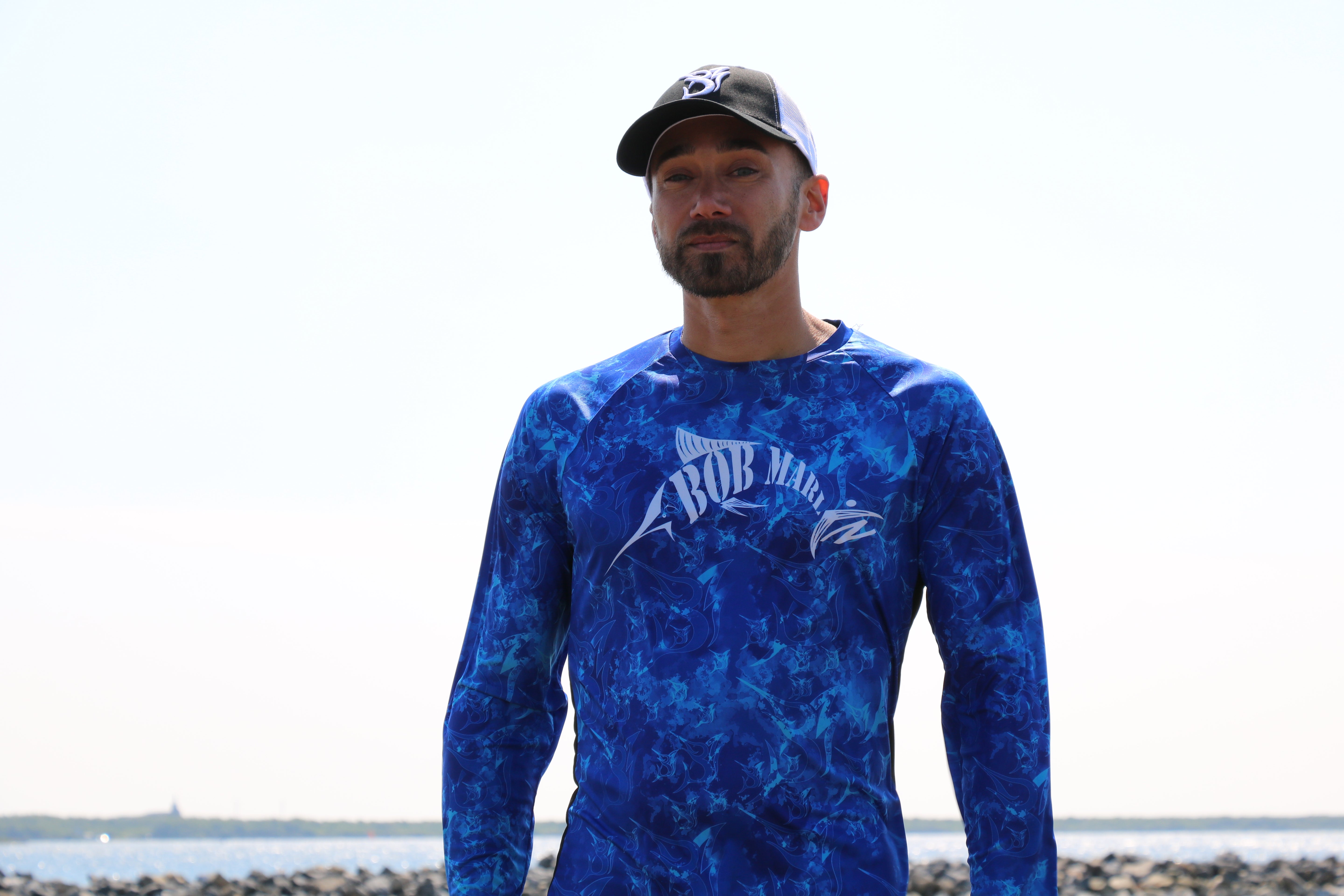 Bob Marlin Performance Shirt GRANDER BLUE