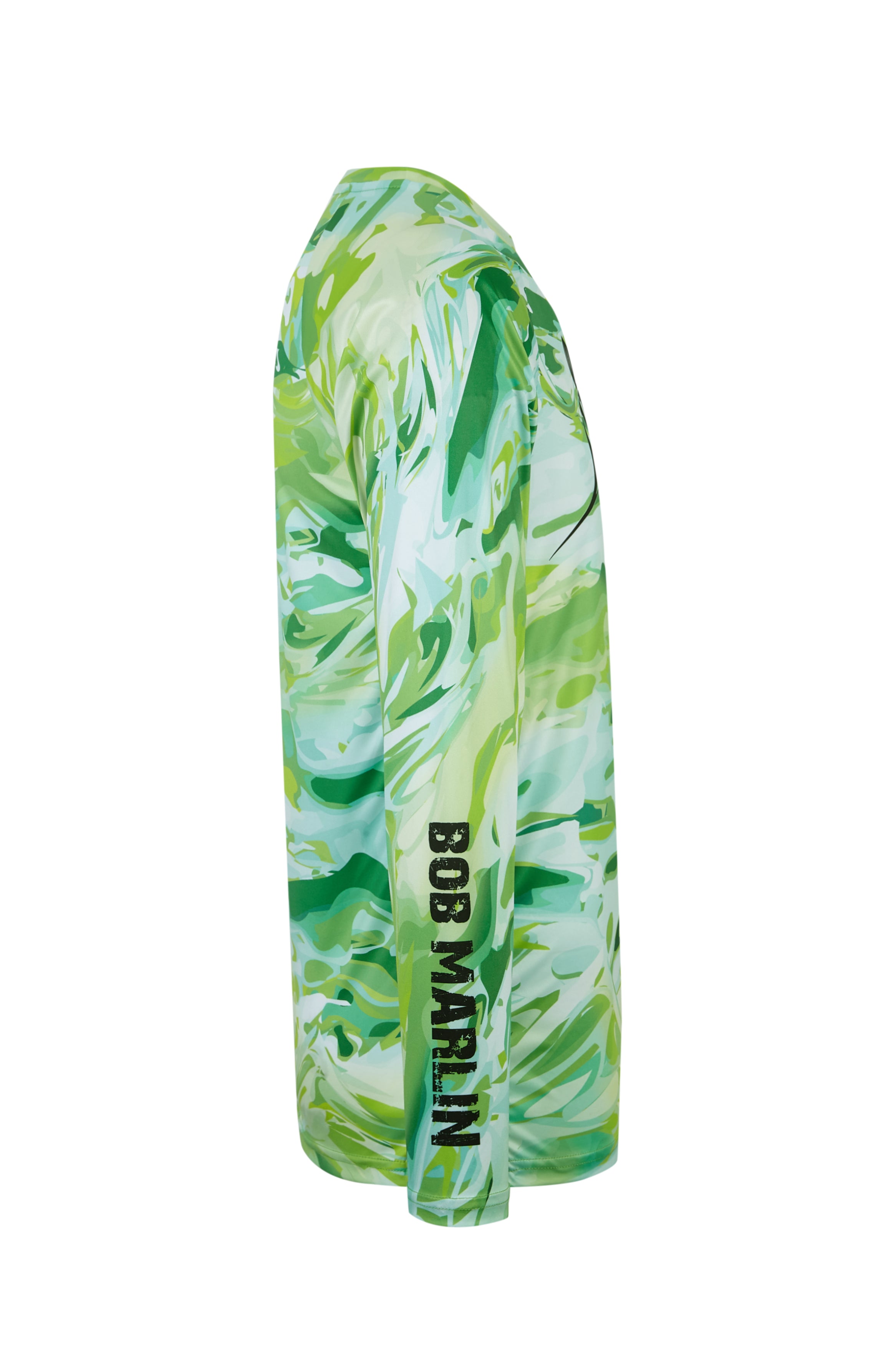 Bob Marlin Performance Shirt GREEN STORM
