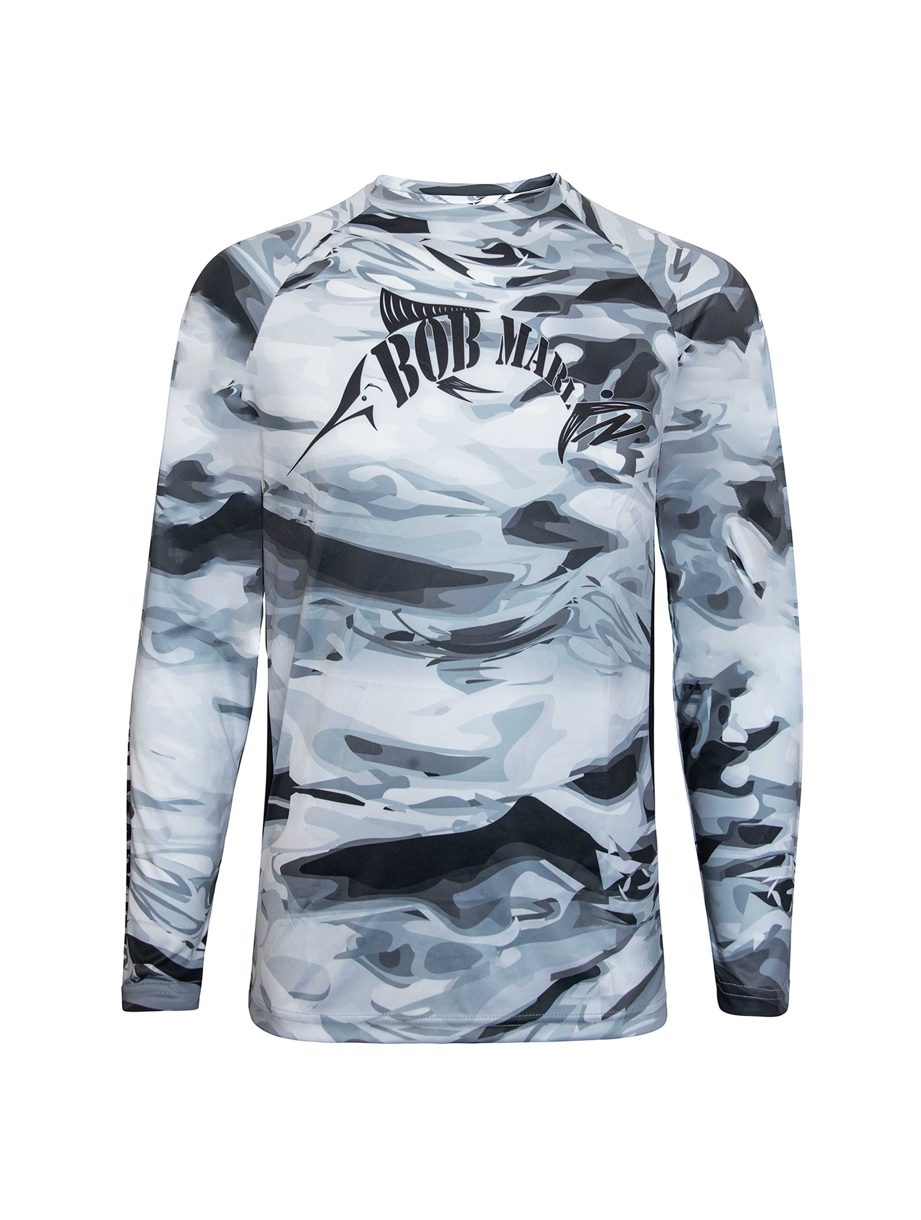 Bob Marlin Performance Shirt BOB GREY STORM