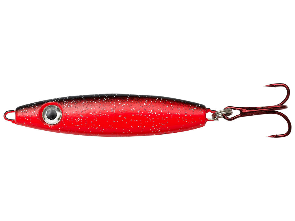 KINETIC Crazy Herring Red Black Glitter