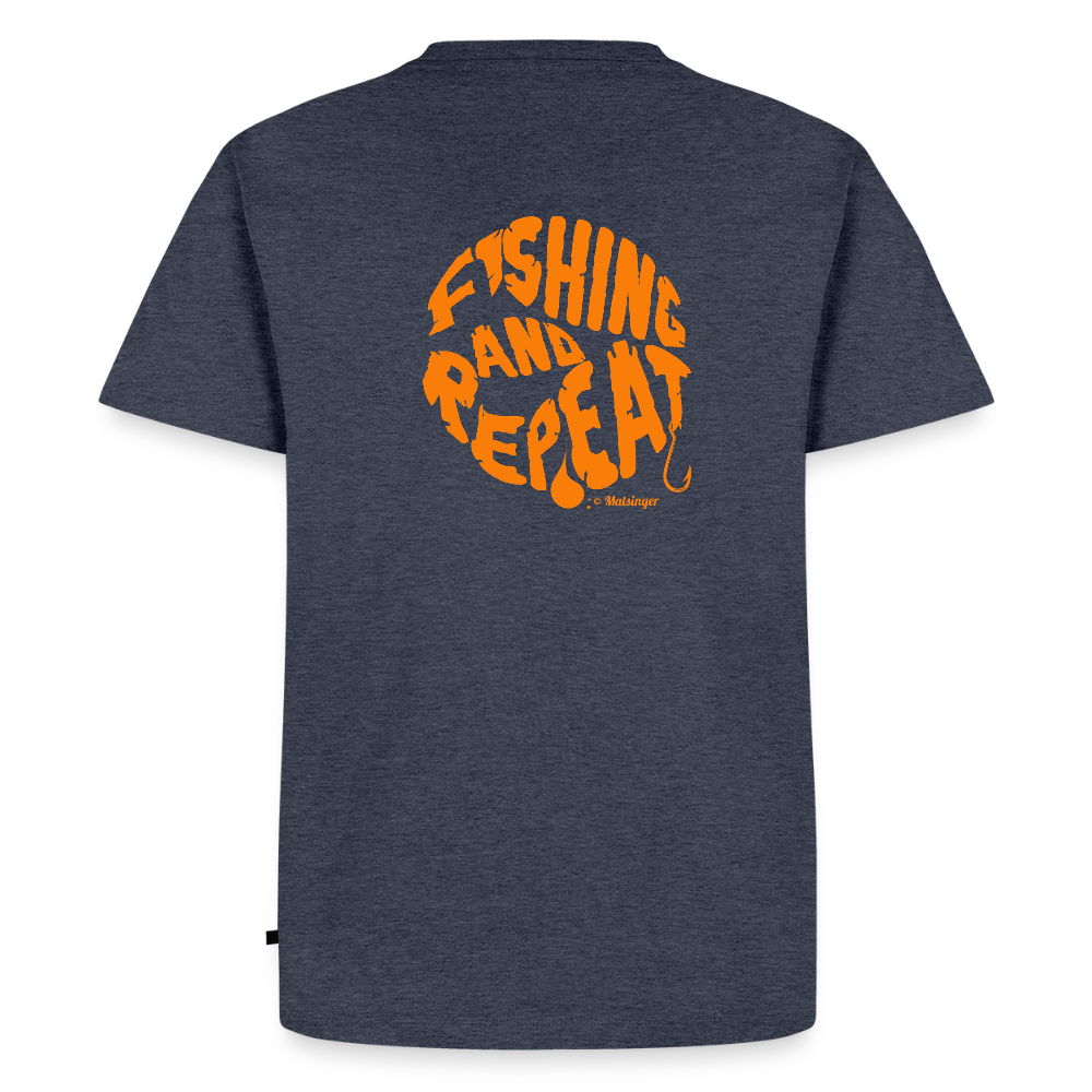 Fishing And Repeat - Jeansblau 