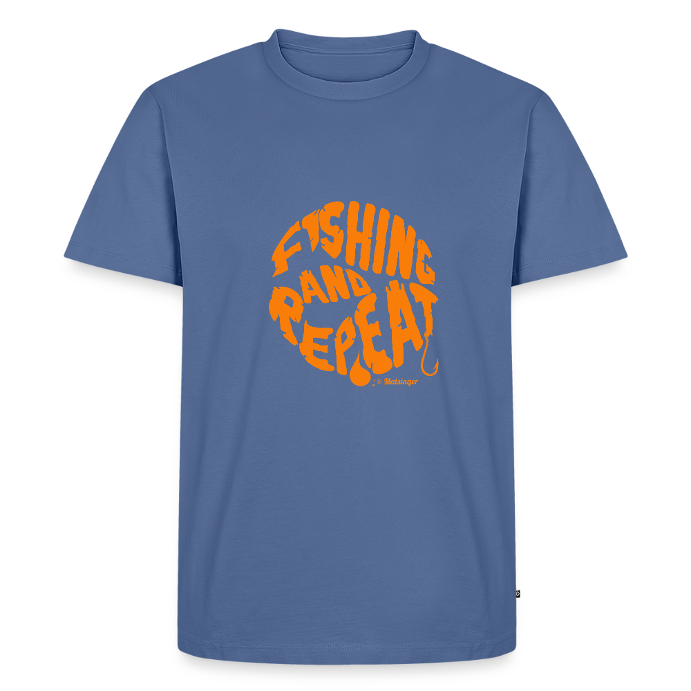 Fishing And Repeat - Taubenblau