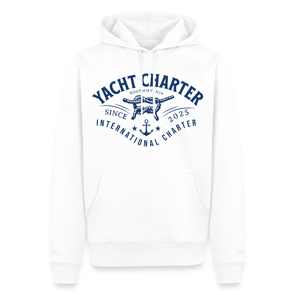 Bootmieten24 Classic Hoodie - Weiß